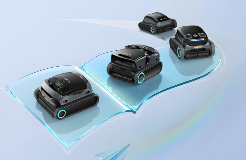中国泳池清洁机器人品牌Aiper年营收30亿！无线产品全球销200万台，覆盖45国