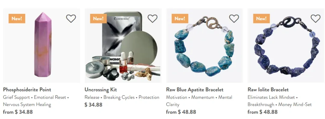 图片 东方神秘力量出海成功:Energy Muse水晶手链卖50美元 自然搜索流量占9成