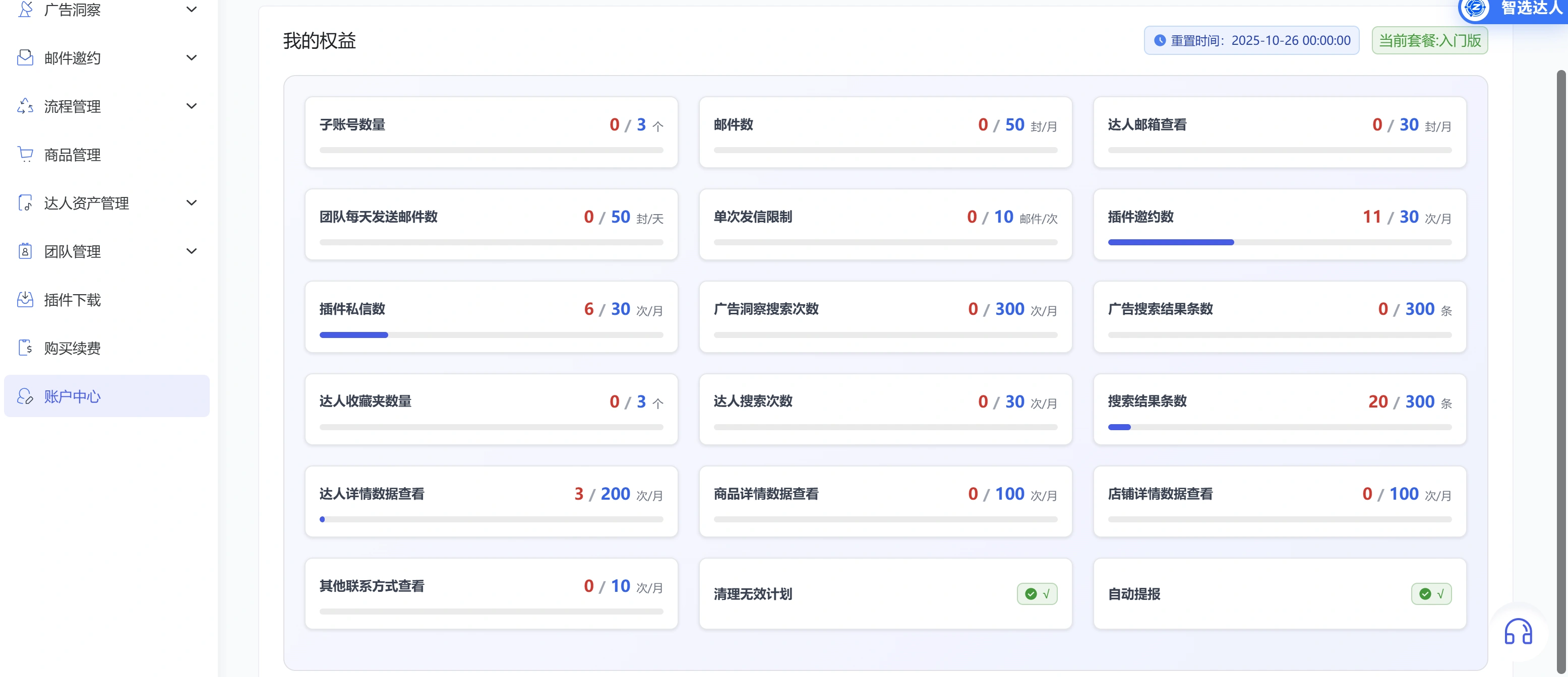 智选达人产品使用手册-专业的TikTok带货达人建联平台
