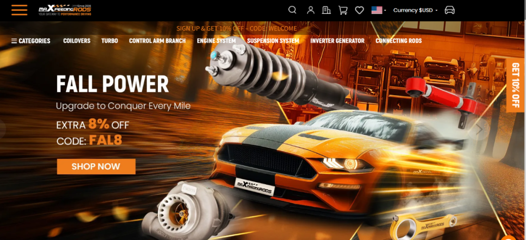 中国汽配品牌MaxpeedingRods征服全球：从赛车连杆切入，年销涡轮增压器50万台，覆盖176国