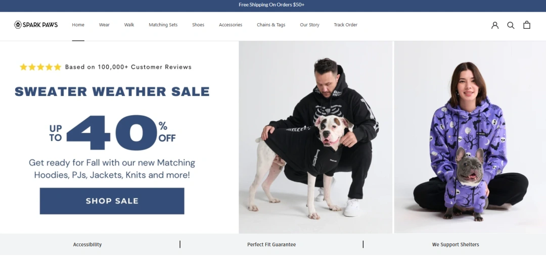 图片 宠物服饰品牌SPARK PAWS半年销售5600万美元:精准切入法斗犬细分市场,靠“人宠亲子装”引爆欧美