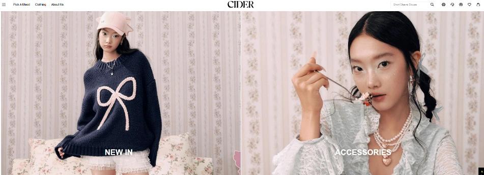 女装品牌Cider一年估值冲10亿美元:靠小微网红+全尺码战略,在欧美Z世代市场精准破圈
