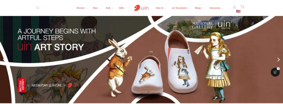 图片 国潮布鞋独立站月销百万美元:UINfootwear以中西融合设计卖至95美金,靠社媒和KOC引爆海外市场