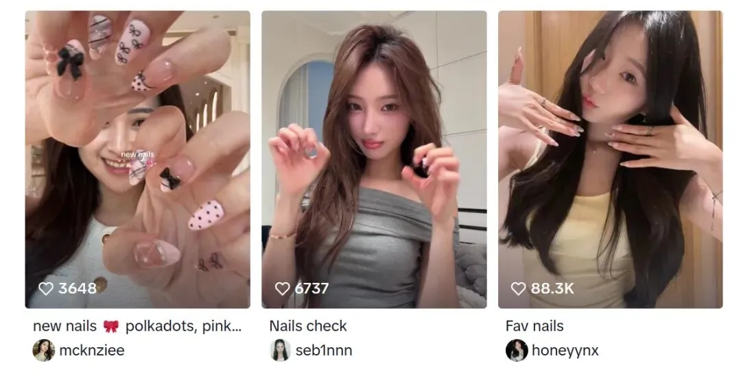 图片 TikTok穿戴甲单月爆卖10万件:印尼店铺0.39美元款热销,中国风设计成文化输出新载体