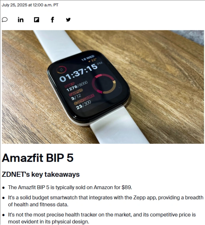 图片 从代工到全球2400万用户:Amazfit的性价比穿戴突围路径