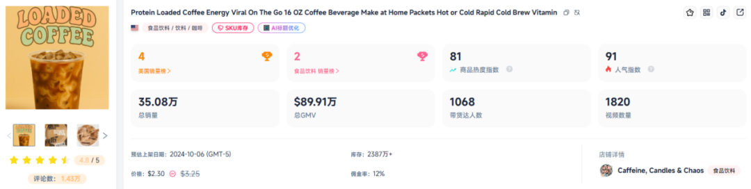 月销110000+！10月TikTok爆品之王竟是它？