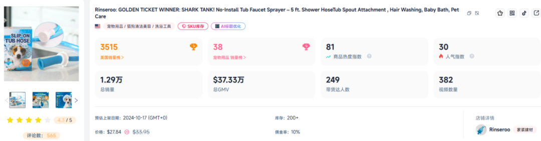 单品吸金5000万！宠物“洗剪吹”生意火爆TikTok