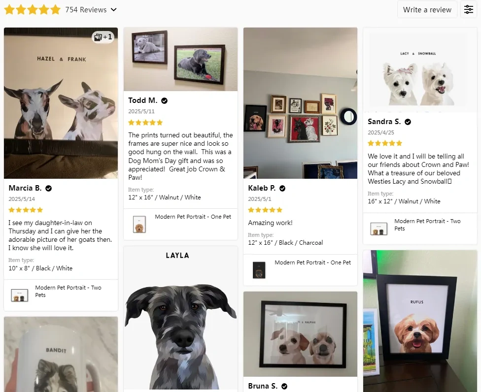 image.png 从几元到40美元:宠物肖像画的百倍溢价